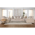 Set divano, divanetto e poltrona Cuddle in velluto a coste larghe Nason di Roundhill Furniture