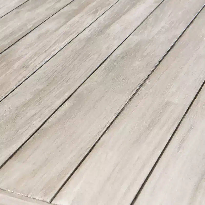 Set da pranzo Cooper 6 pezzi in vimini e legno di acacia - Grigio - Christopher Knight Home
