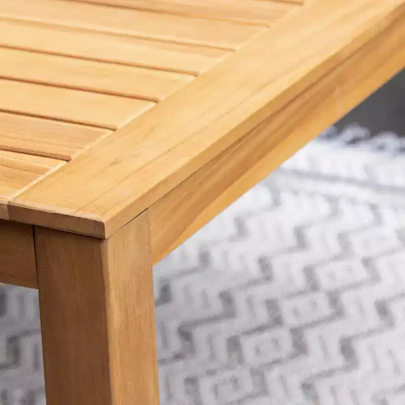 Sonoma Lane Azle Set da pranzo da esterno 6 pz in teak con vimini Honey Twist - Resistente alle intemperie