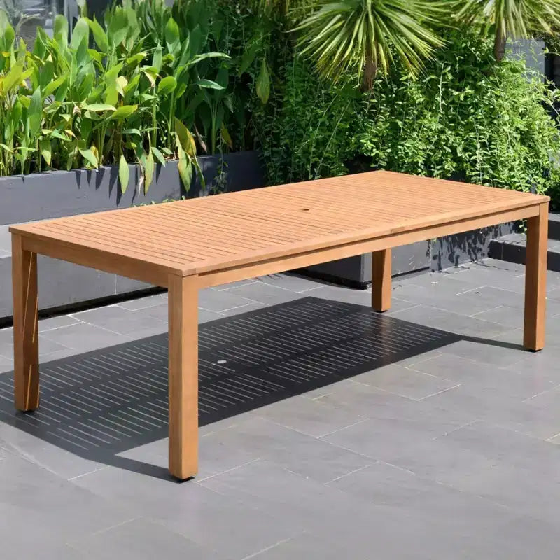 Amazonia Beijo 7pc Rectangular Outdoor Patio Dining Set Beige