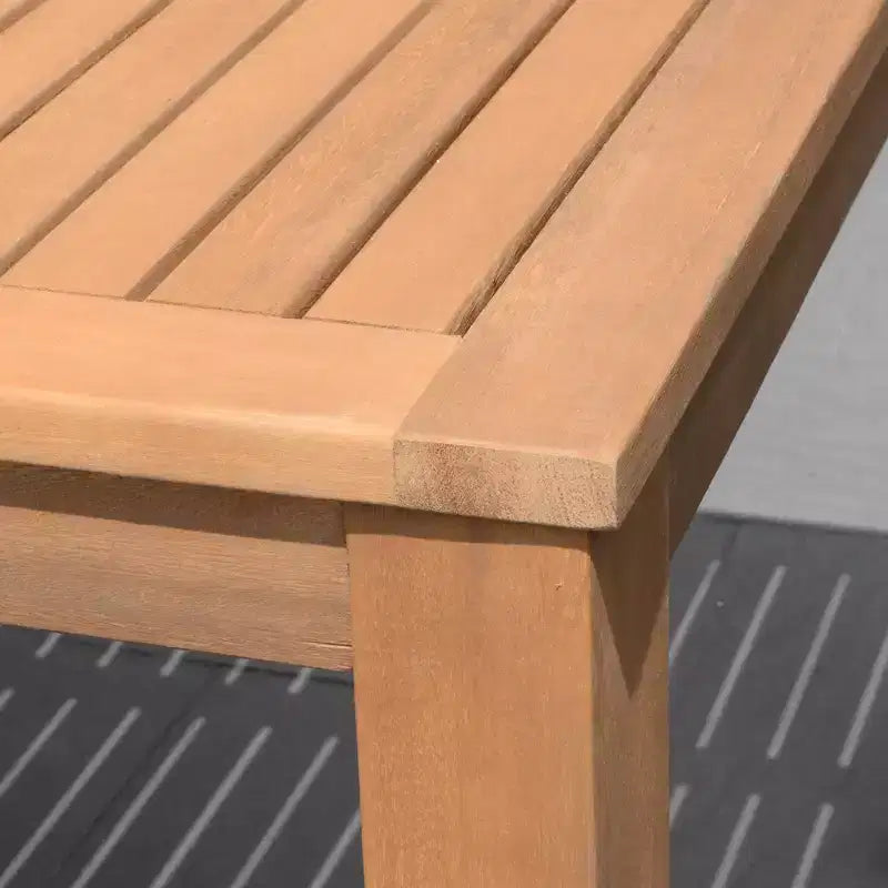 Amazonia Beijo 7pc Rectangular Outdoor Patio Dining Set Beige