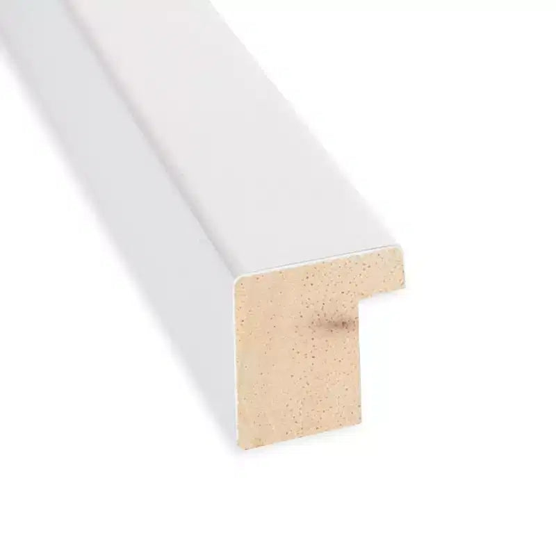 Specchio da parete per bagno in legno argento Svelte non smussato 30" x 24" - Amanti Art: Rettangolo moderno, montaggio a parete