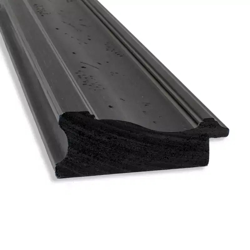 Specchio da parete nero invecchiato 44" x 33" senza smussatura - Amanti Art: rettangolare moderno, cornice in polistirene, include hardware di montaggio