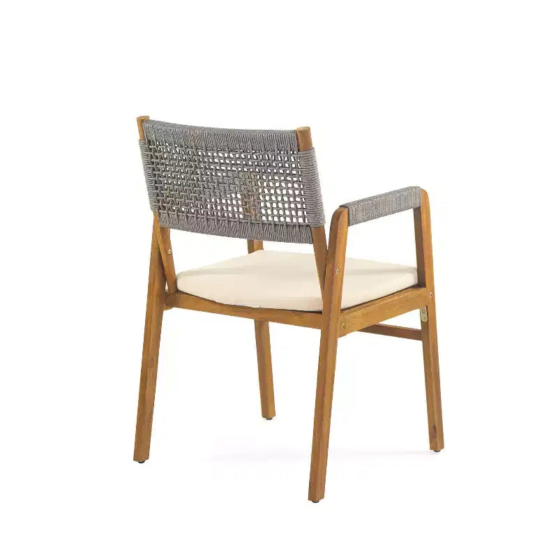 Christopher Knight Home Maria Set da Pranzo da Esterno in Acacia Rustica Espandibile 7 Pezzi