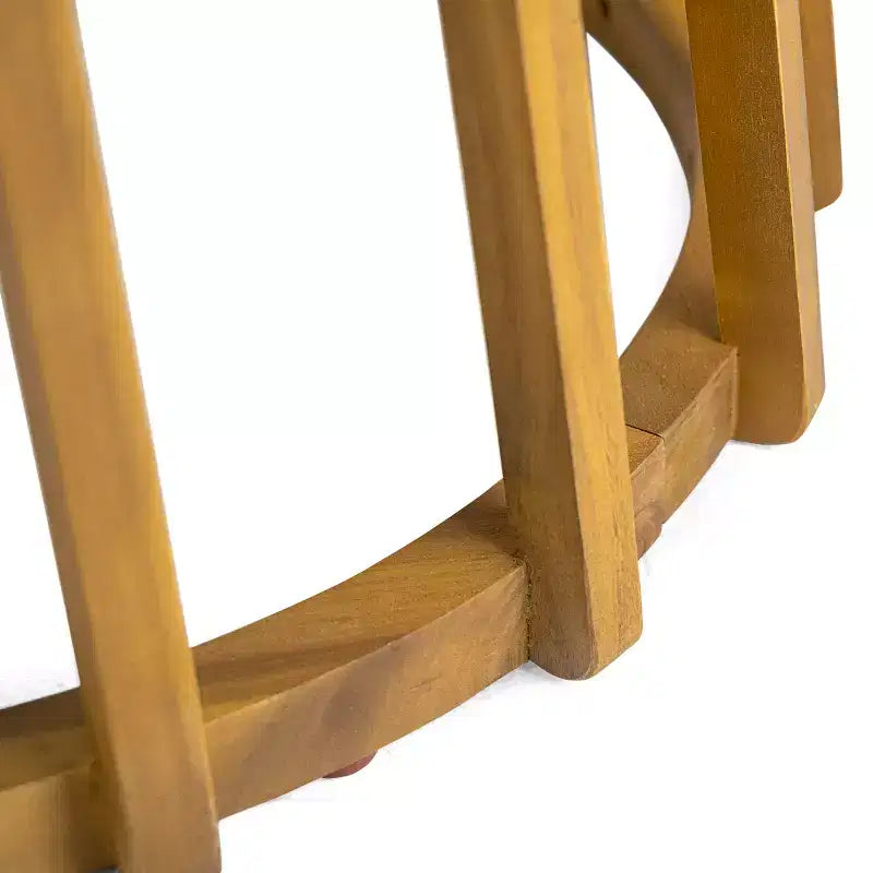 Christopher Knight Home Zephyr Set da pranzo da esterno in legno di acacia con cuscini, Teak