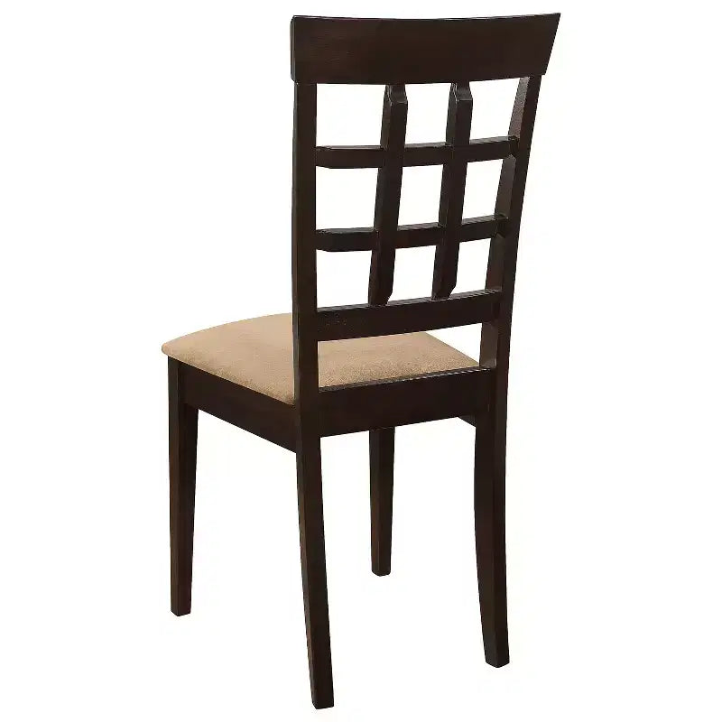 Set di 2 sedie imbottite Simple Relax nei colori Cappuccino e Tan