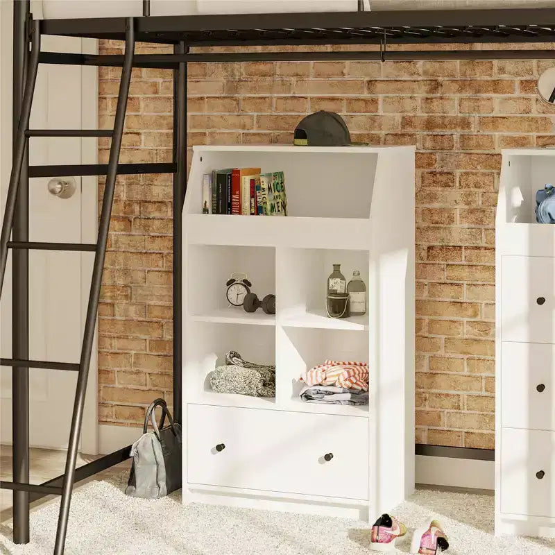 Ameriwood Home The Loft 1 Drawer Storage Tower