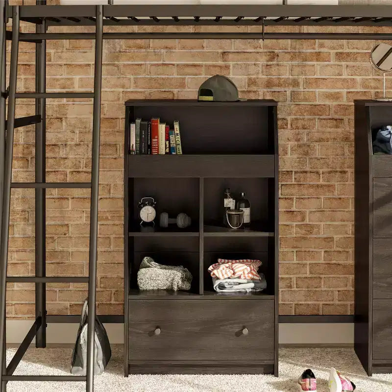 Ameriwood Home The Loft 1 Drawer Storage Tower