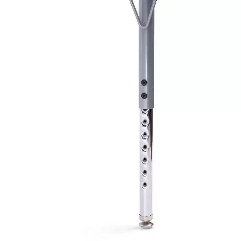 Tavolo e sedie Bintiva Activity - Tavolo 24x48 con bordo spruzzato grigio e gambe regolabili e 4 sedie da aula NAAR nere da 14