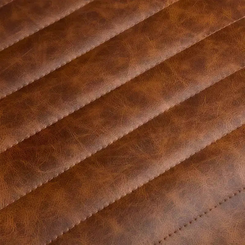 Sgabello da bancone Christopher Knight Home Sara rivestito in similpelle da 26" con struttura in ferro e poggiapiedi, marrone