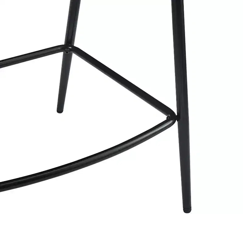 Sgabello da bancone Christopher Knight Home Sara rivestito in similpelle da 26" con struttura in ferro e poggiapiedi, marrone