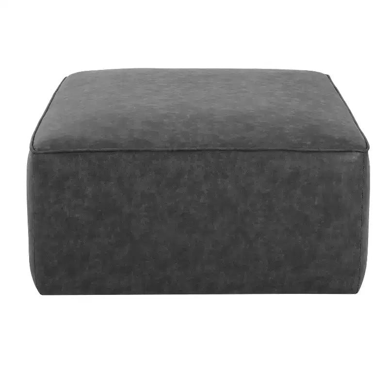 Pouf quadrato imbottito versatile moderno Christopher Knight Home Yzabella per interni