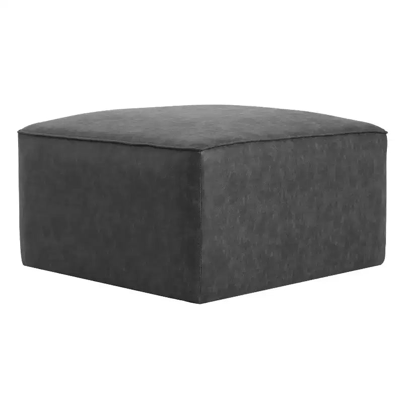 Pouf quadrato imbottito versatile moderno Christopher Knight Home Yzabella per interni
