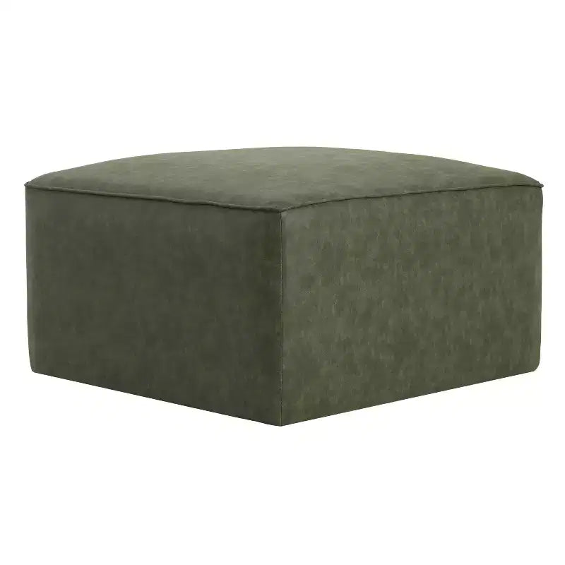 Pouf quadrato imbottito versatile moderno Christopher Knight Home Yzabella per interni