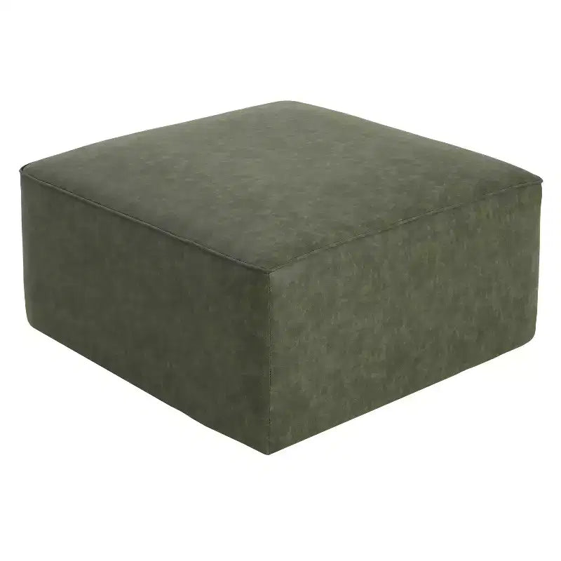 Pouf quadrato imbottito versatile moderno Christopher Knight Home Yzabella per interni
