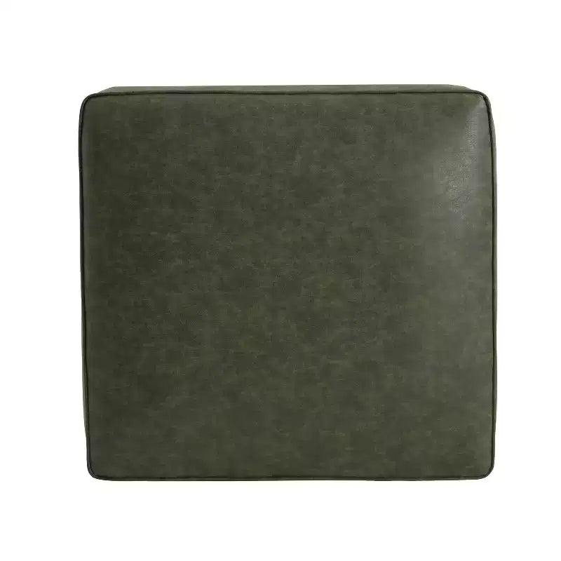 Pouf quadrato imbottito versatile moderno Christopher Knight Home Yzabella per interni