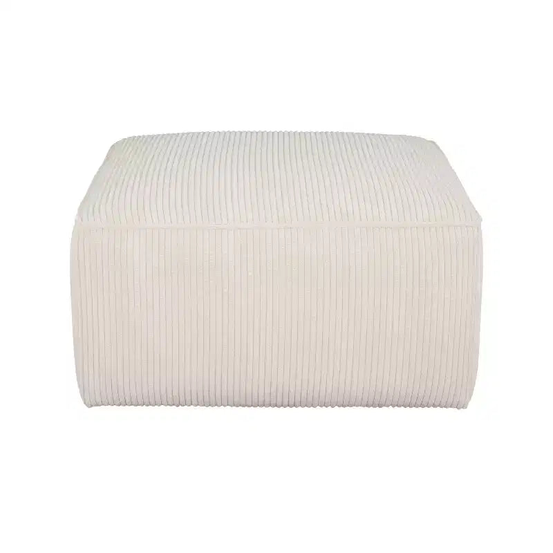 Pouf quadrato imbottito versatile moderno Christopher Knight Home Yzabella per interni