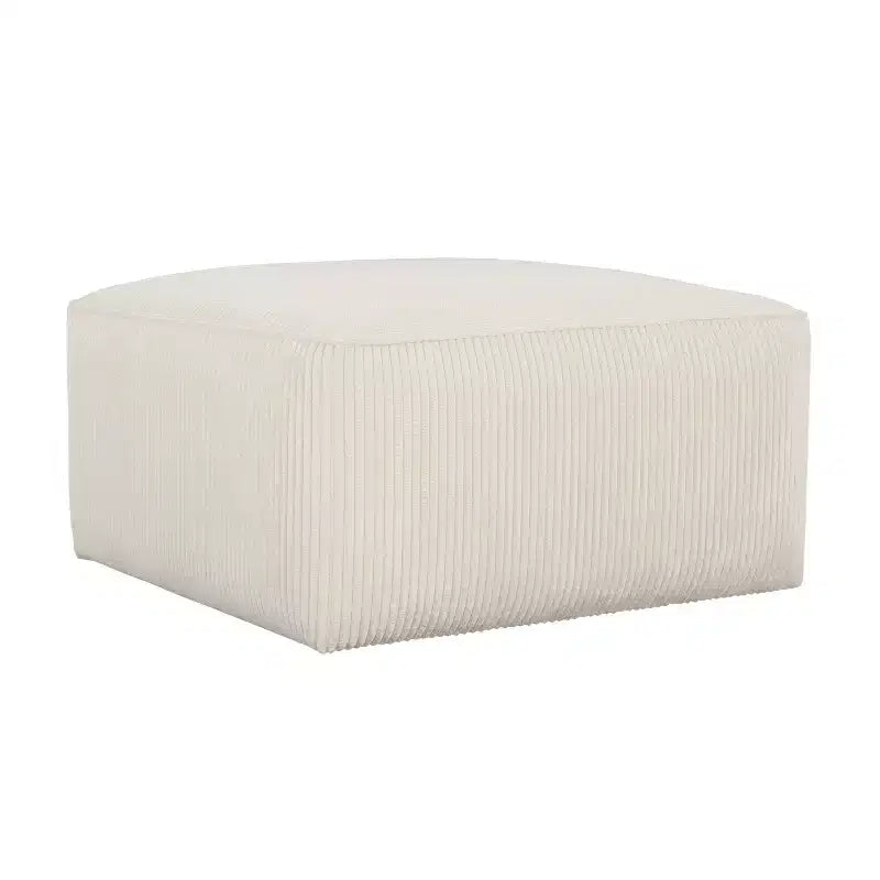 Pouf quadrato imbottito versatile moderno Christopher Knight Home Yzabella per interni