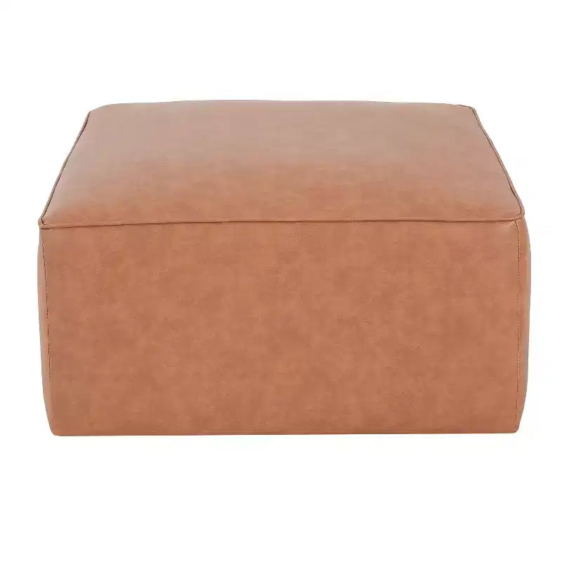 Pouf quadrato imbottito versatile moderno Christopher Knight Home Yzabella per interni
