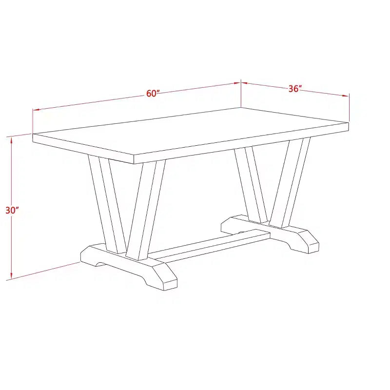 Set da tavolo da pranzo rettangolare multi-colore HomeStock da 7 pezzi con sedie in tessuto di lino