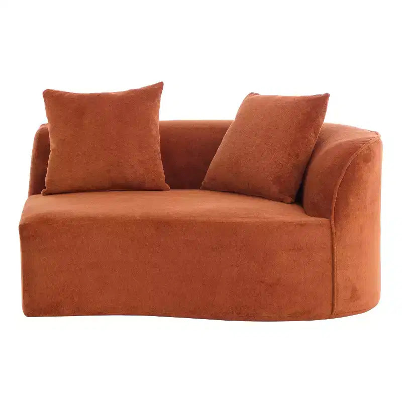 Divano componibile curvo a 5 posti moderno in bouclé Christopher Knight Home Hailey 126 con cuscini