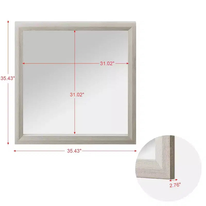 Set Mobili Camera da Letto 5 Pezzi Antico Naturale Queen Size in Legno - Letto, 2 Comò, Specchio e Comodino