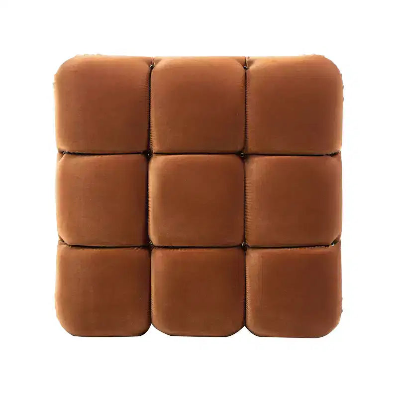 Jennifer Taylor Home Marcel 36 Bubble Pouf Modulare Moderno, Velluto ad Alte Prestazioni Verde Oliva