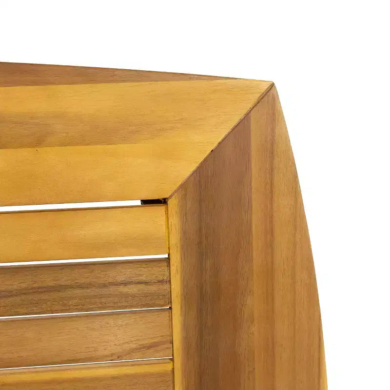 Set da pranzo da esterno a 7 pezzi Christopher Knight Home Marten in vimini e legno di acacia con cuscini, beige/teak