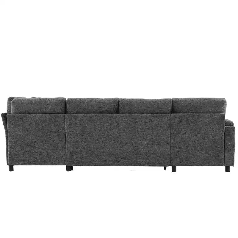 Whisen 109.9 Divano Sezionale Versatile Divano Letto Divano Trasformabile a U con Ampio Spazio di Archiviazione
