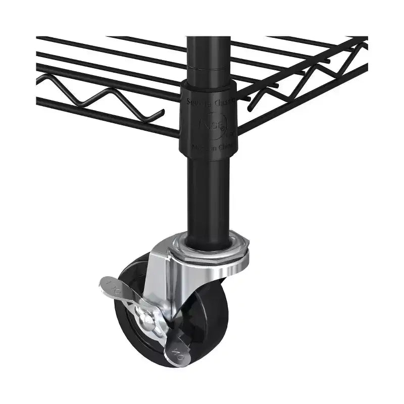 Scaffale in filo d'acciaio UltraDurable a 5 ripiani Seville Classics 36 x 14
