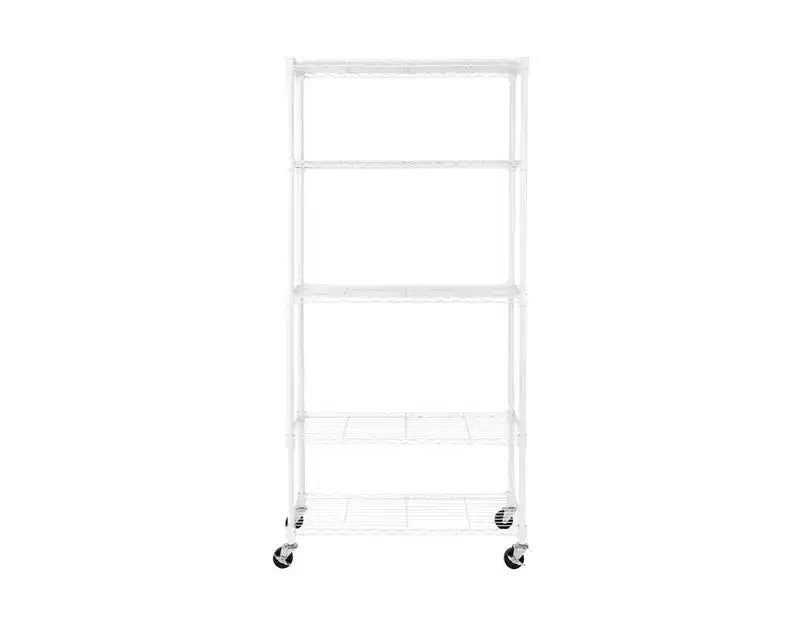 Scaffale in filo d'acciaio UltraDurable a 5 ripiani Seville Classics 36 x 14