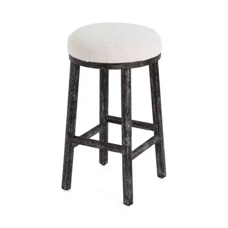 Sgabelli da bancone imbottiti Christopher Knight Home Patsy Modern Minimalist in legno di gomma (set da 2)
