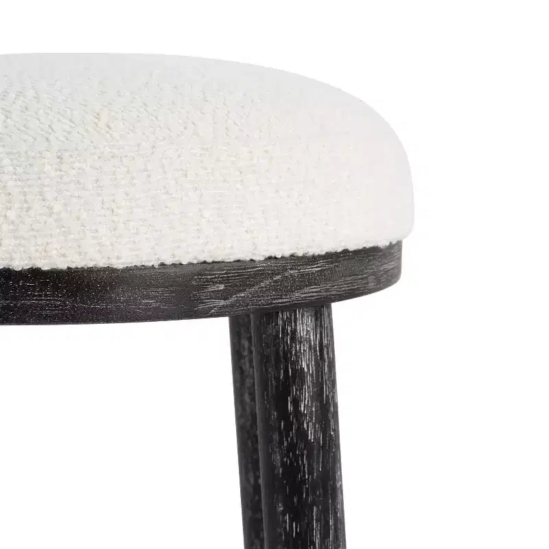 Sgabelli da bancone imbottiti Christopher Knight Home Patsy Modern Minimalist in legno di gomma (set da 2)