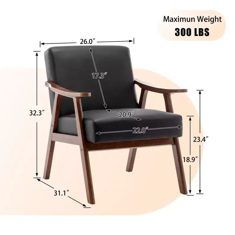 Poltrona da salotto Vatros Mid-Century