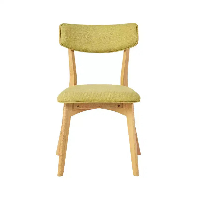 Christopher Knight Home Laila Set da Pranzo 5 Pezzi Mid-Century Modern in Legno di Gomma con Cuscino