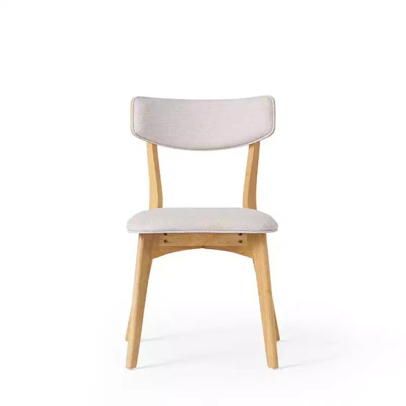 Christopher Knight Home Laila Set da Pranzo 5 Pezzi Mid-Century Modern in Legno di Gomma con Cuscino