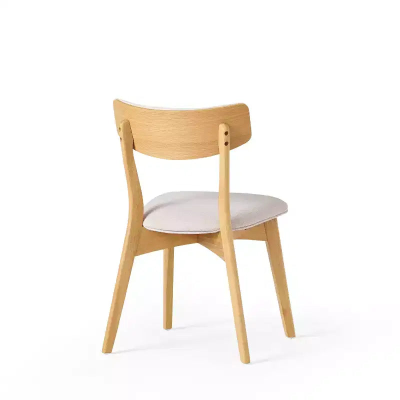 Christopher Knight Home Laila Set da Pranzo 5 Pezzi Mid-Century Modern in Legno di Gomma con Cuscino