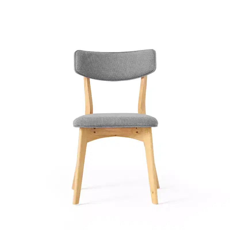 Christopher Knight Home Laila Set da Pranzo 5 Pezzi Mid-Century Modern in Legno di Gomma con Cuscino