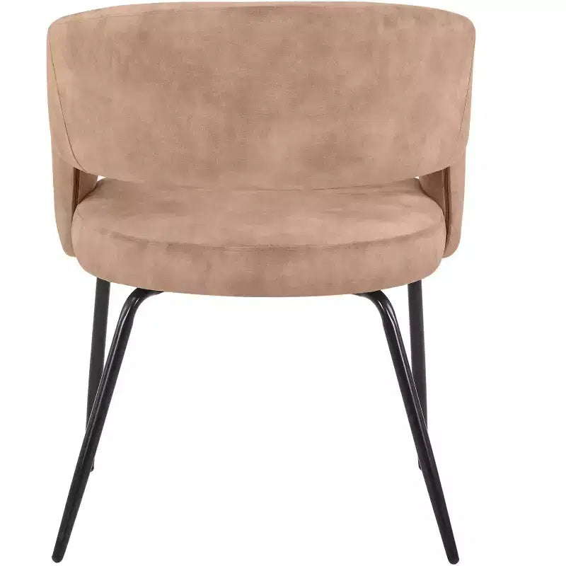 LeisureMod Verve Set da pranzo da 5 pezzi con tavolo da pranzo rotondo da 36" con piano in MDF nero e 4 sedie da pranzo