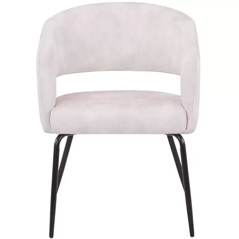 LeisureMod Verve Set da pranzo da 5 pezzi con tavolo da pranzo rotondo da 36" con piano in MDF nero e 4 sedie da pranzo