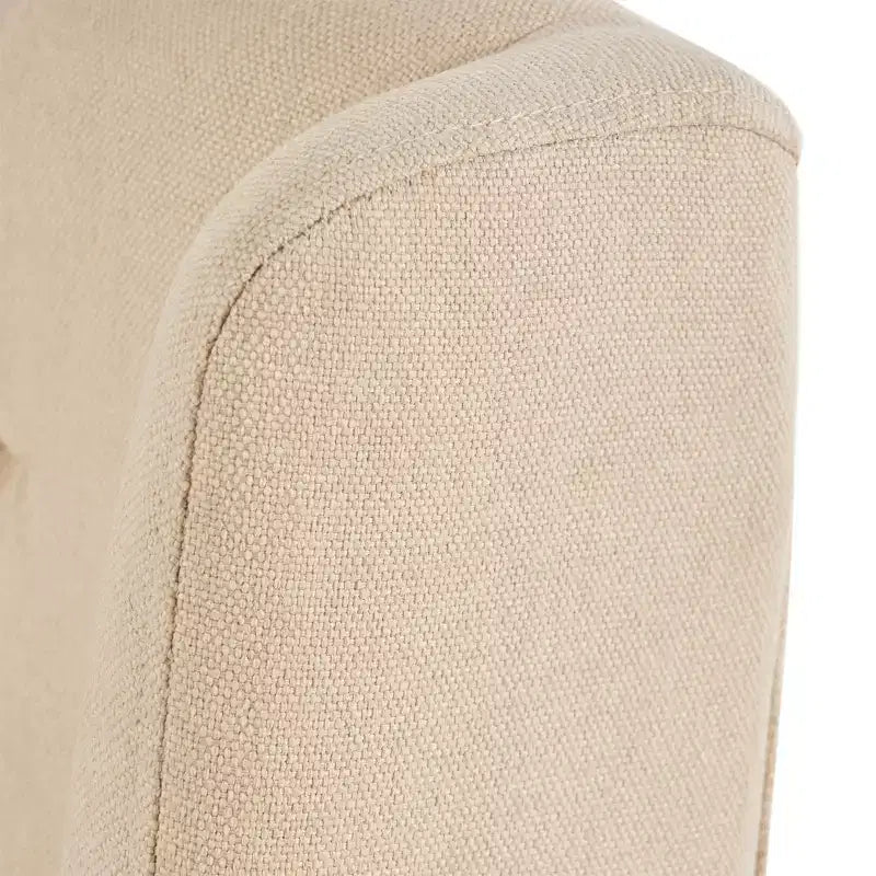 Set di 2 sedie da pranzo imbottite senza braccioli con schienale alto a "orecchie" e cuciture trapuntate a rombi, blu/beige/grigio/marrone/rosso/nero-Merax