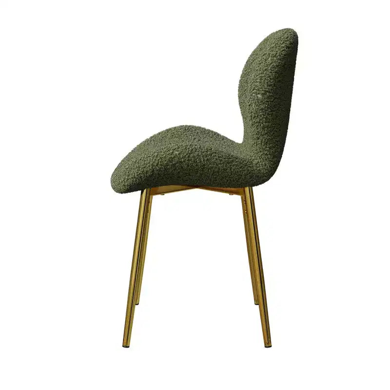Vatros Sedie da pranzo moderne, set da 2 con gambe in metallo