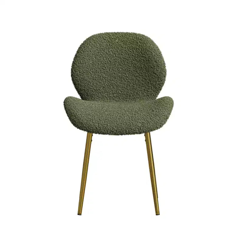 Vatros Sedie da pranzo moderne, set da 2 con gambe in metallo