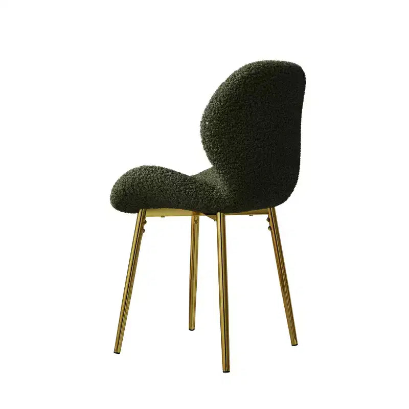 Vatros Sedie da pranzo moderne, set da 2 con gambe in metallo