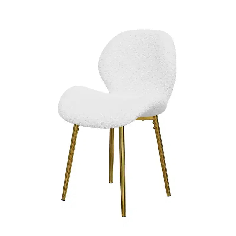 Vatros Sedie da pranzo moderne, set da 2 con gambe in metallo
