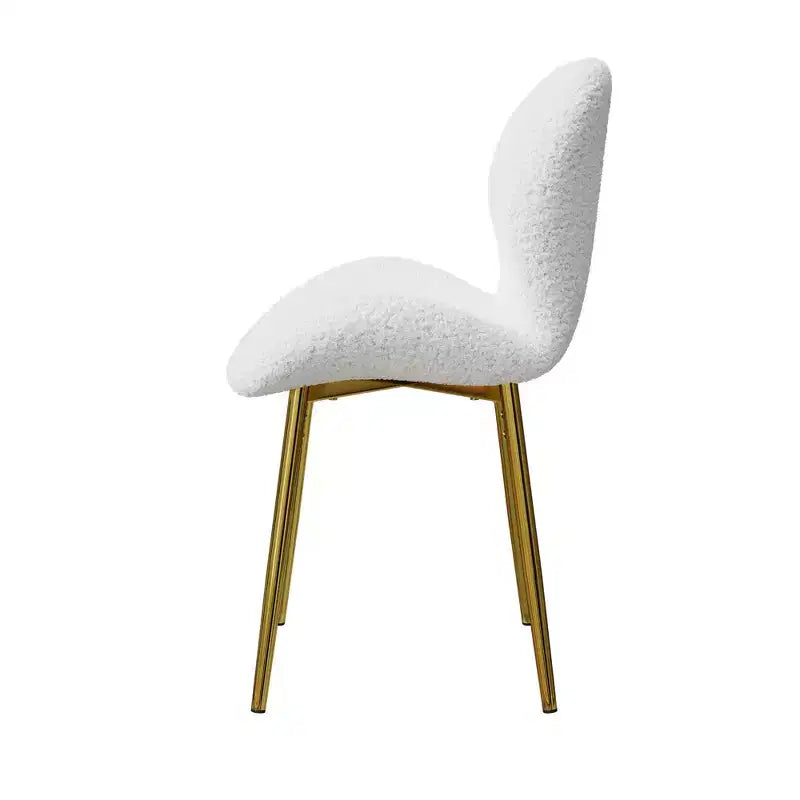 Vatros Sedie da pranzo moderne, set da 2 con gambe in metallo