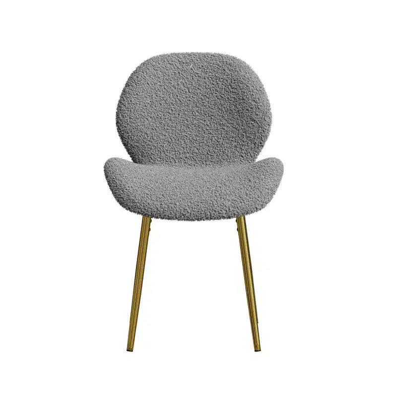 Vatros Sedie da pranzo moderne, set da 2 con gambe in metallo
