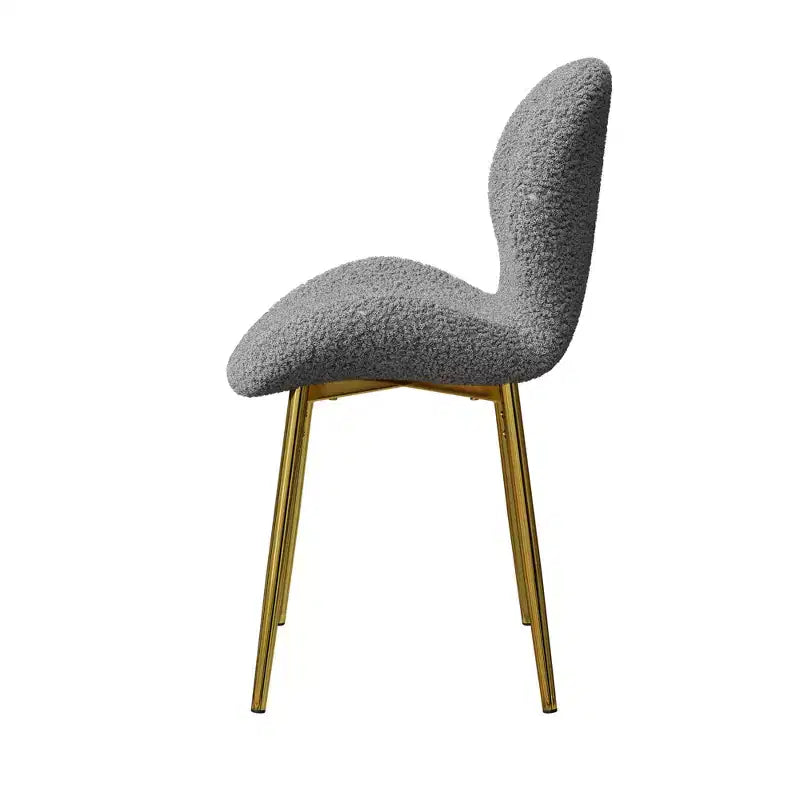 Vatros Sedie da pranzo moderne, set da 2 con gambe in metallo