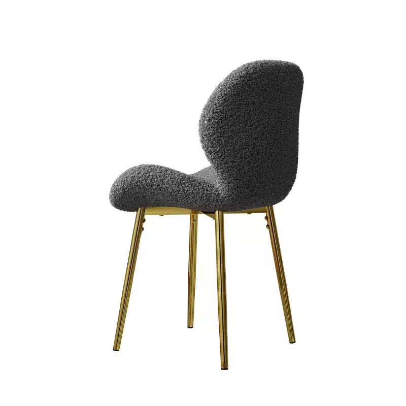 Vatros Sedie da pranzo moderne, set da 2 con gambe in metallo