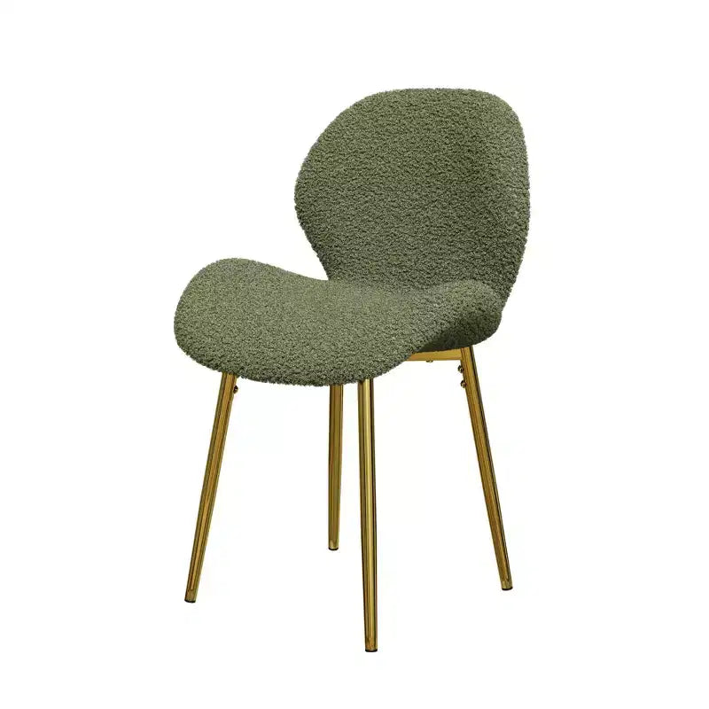 Vatros Sedie da pranzo moderne, set da 2 con gambe in metallo